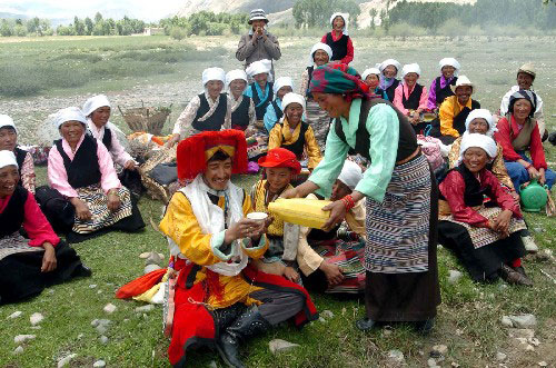 Harvest Festival in Tibet